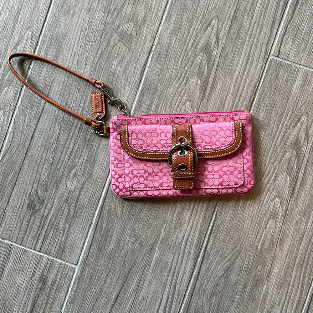 Authentic Coach Wristlet